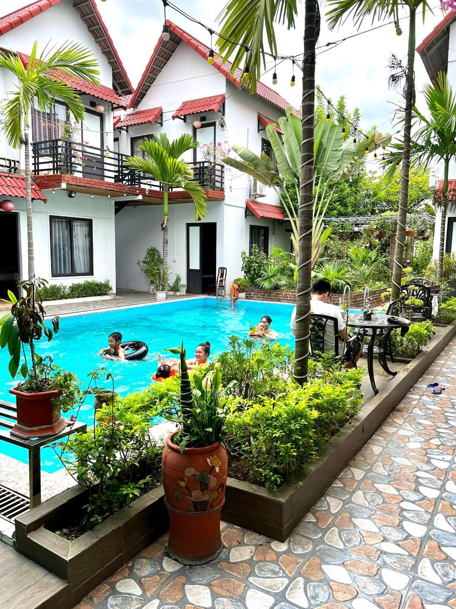 Vu Lam Tam Coc Golden Sun Villa מראה חיצוני תמונה